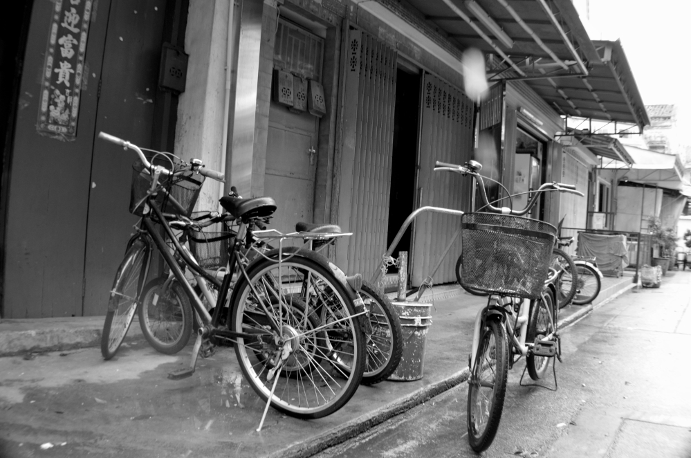 Tai O village Bikes